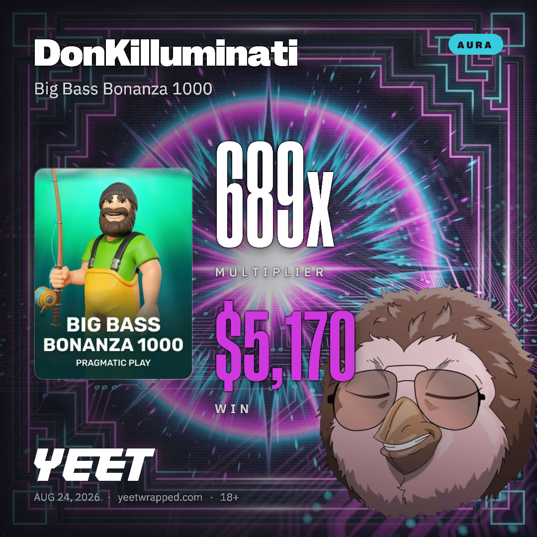 DonKilluminati hit 689.3x on Big Bass Bonanza 1000