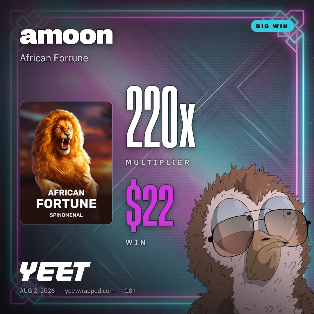 amoon hit 220x on African Fortune