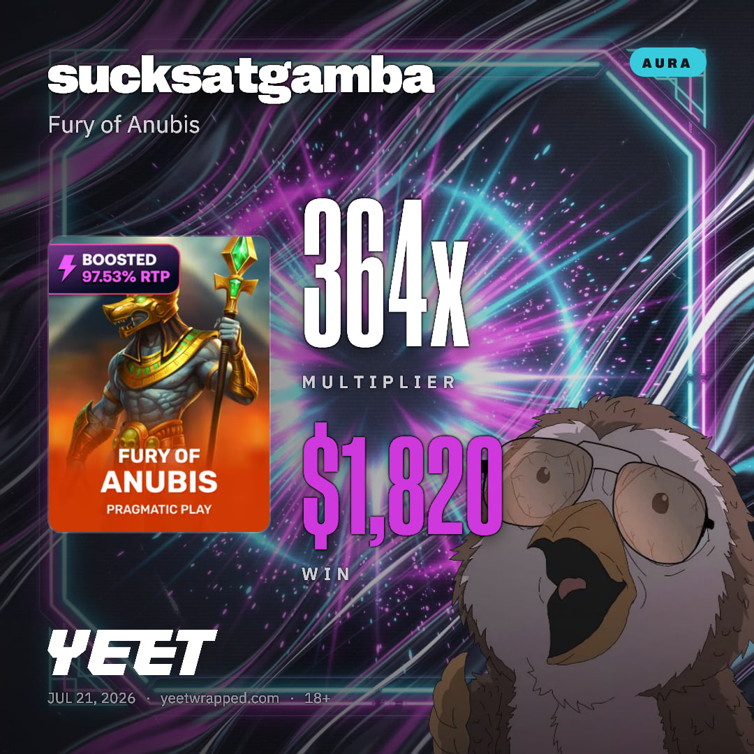 sucksatgamba hit 364x on Fury of Anubis