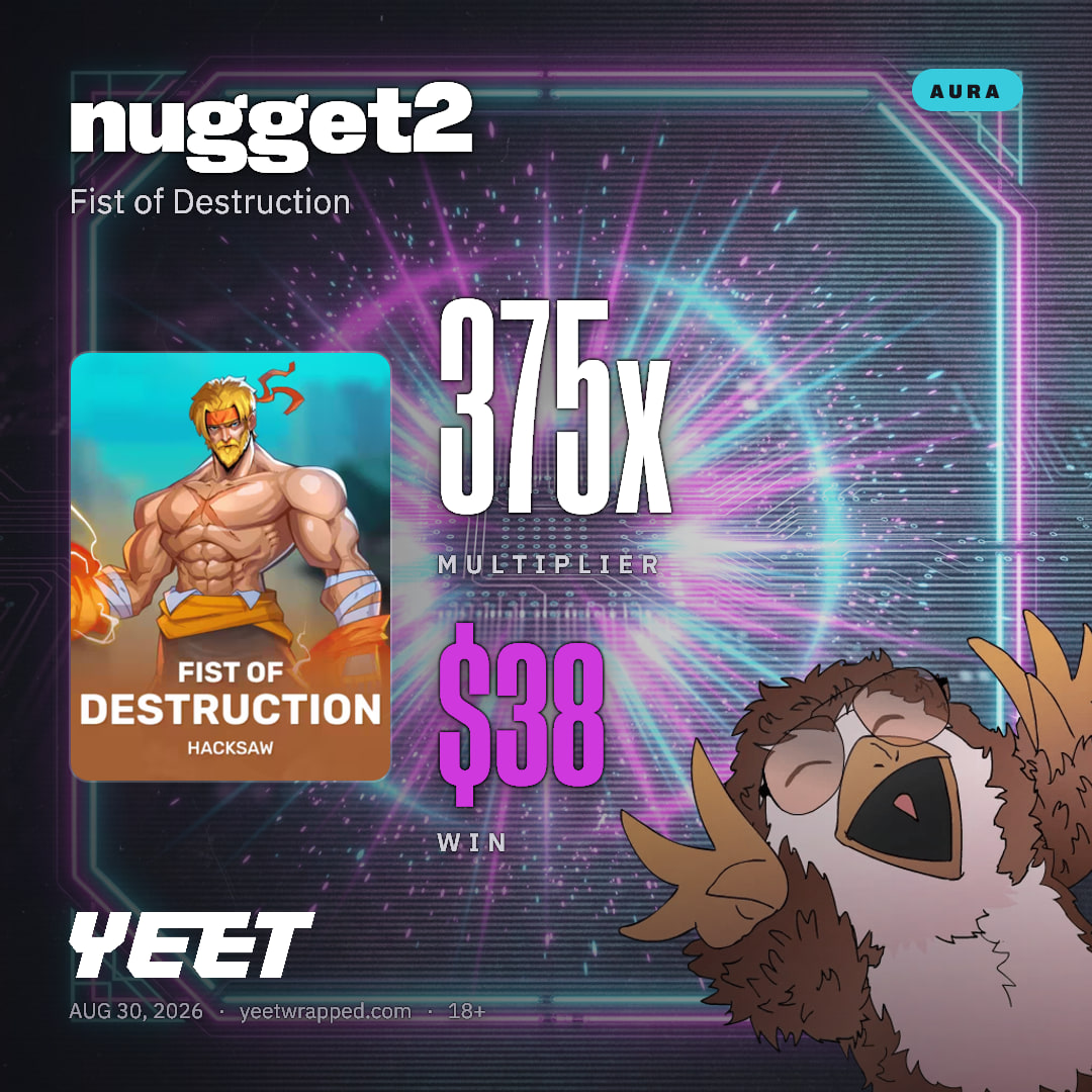nugget2 hit 375.3x on Fist of Destruction