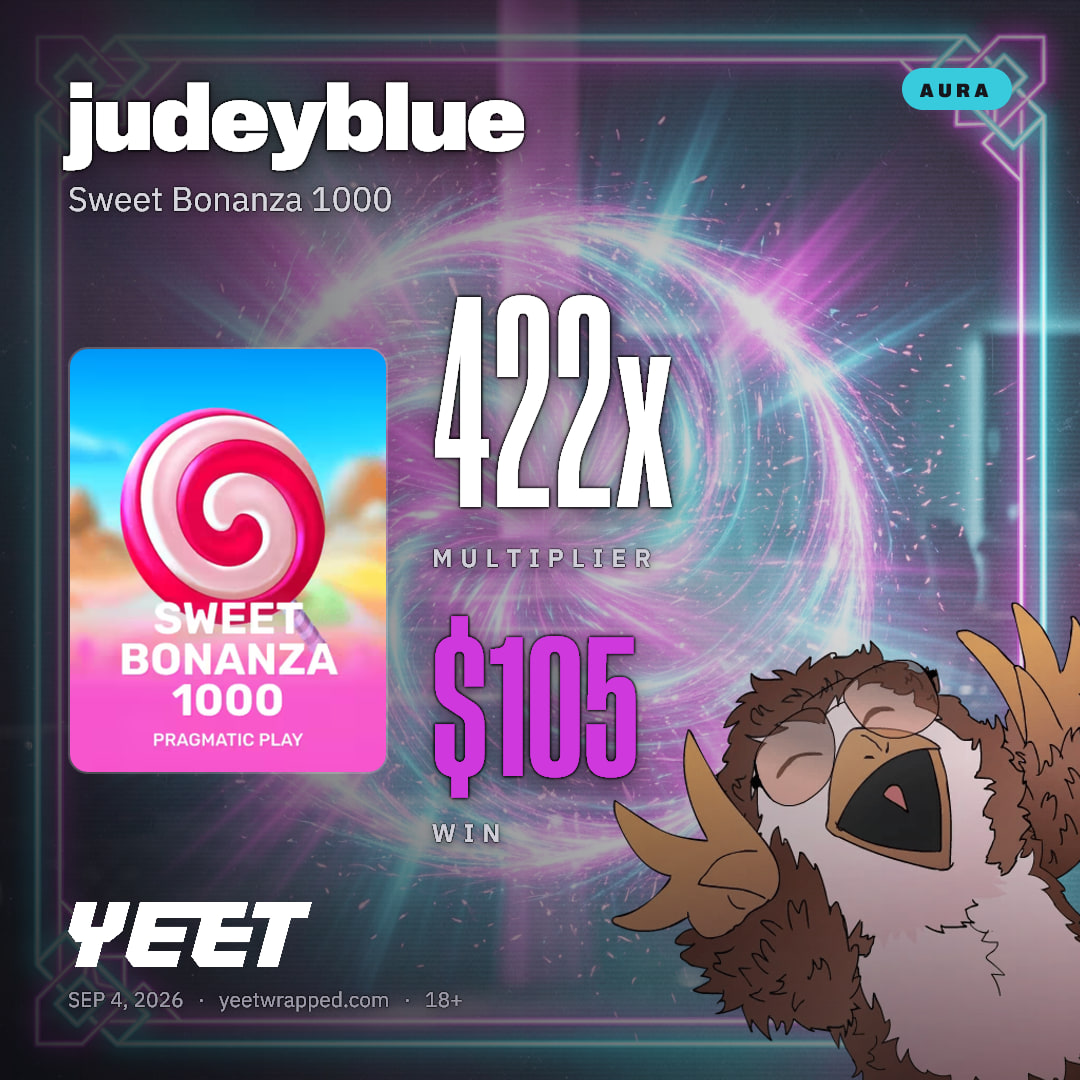 judeyblue hit 421.9x on Sweet Bonanza 1000