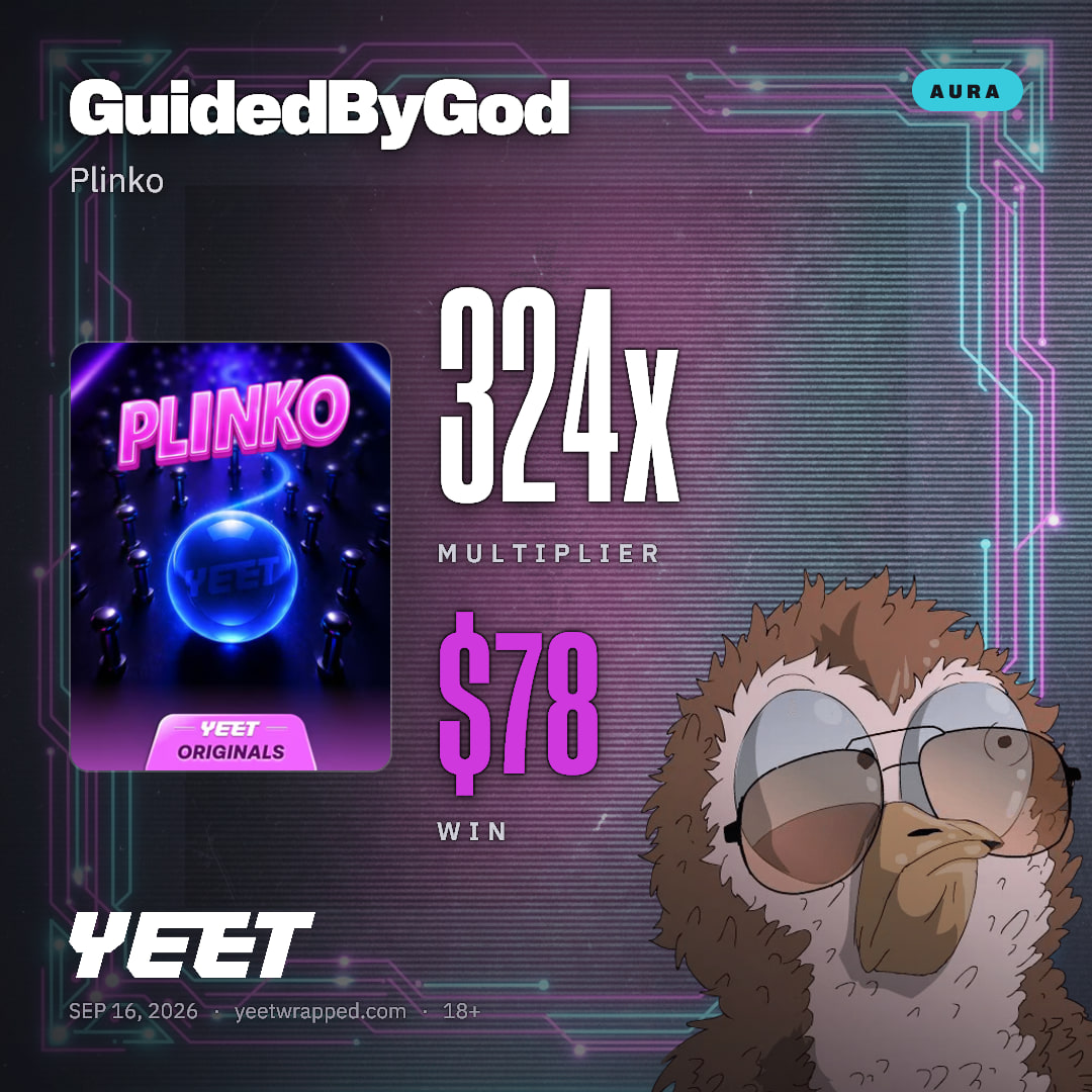 GuidedByGod hit 324x on Plinko