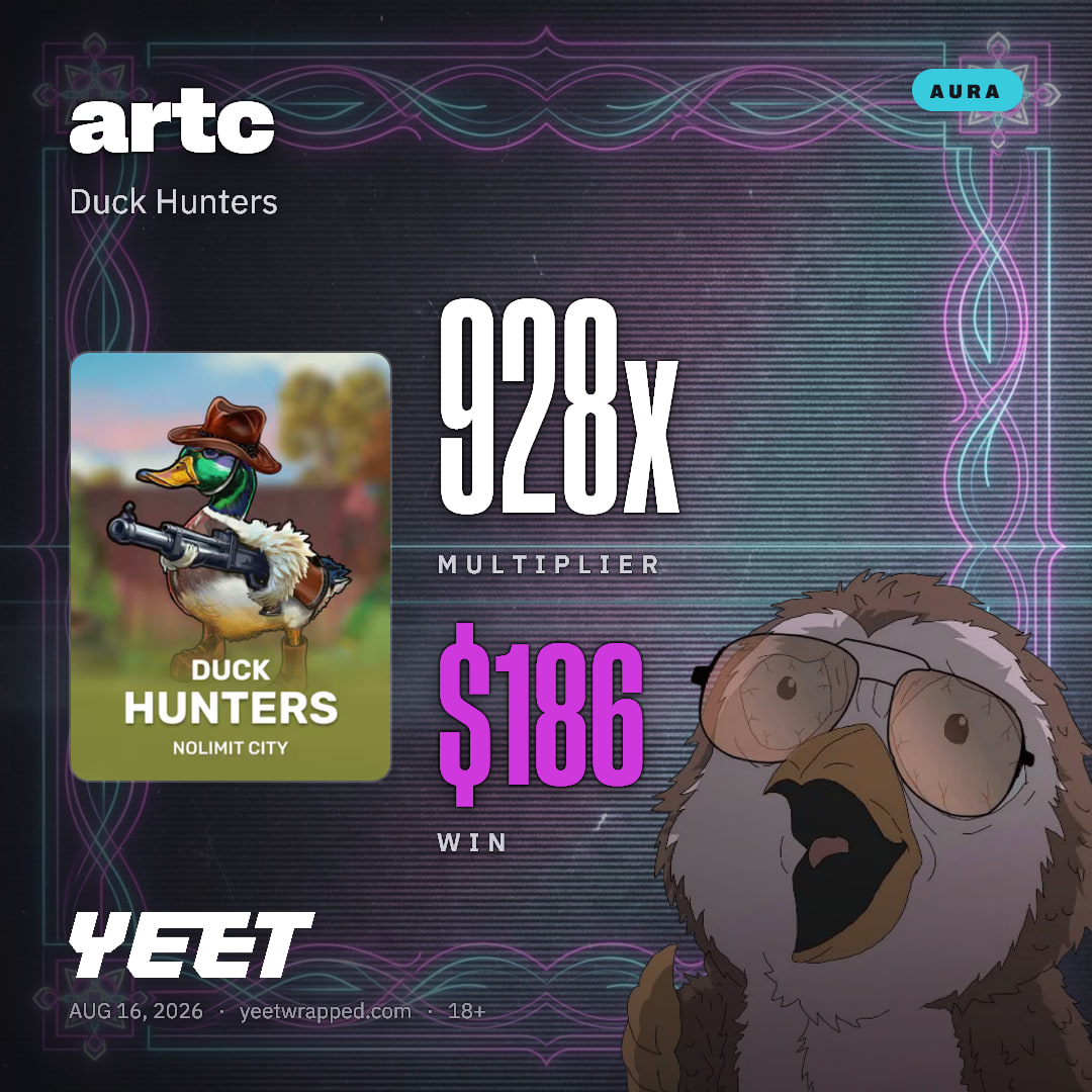 artc hit 928.2x on Duck Hunters
