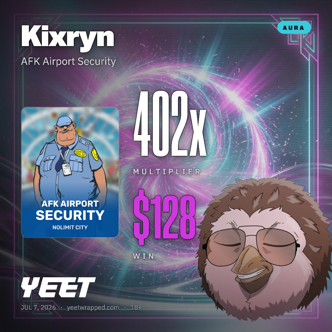 Kixryn hit 401.7x on AFK Airport Security