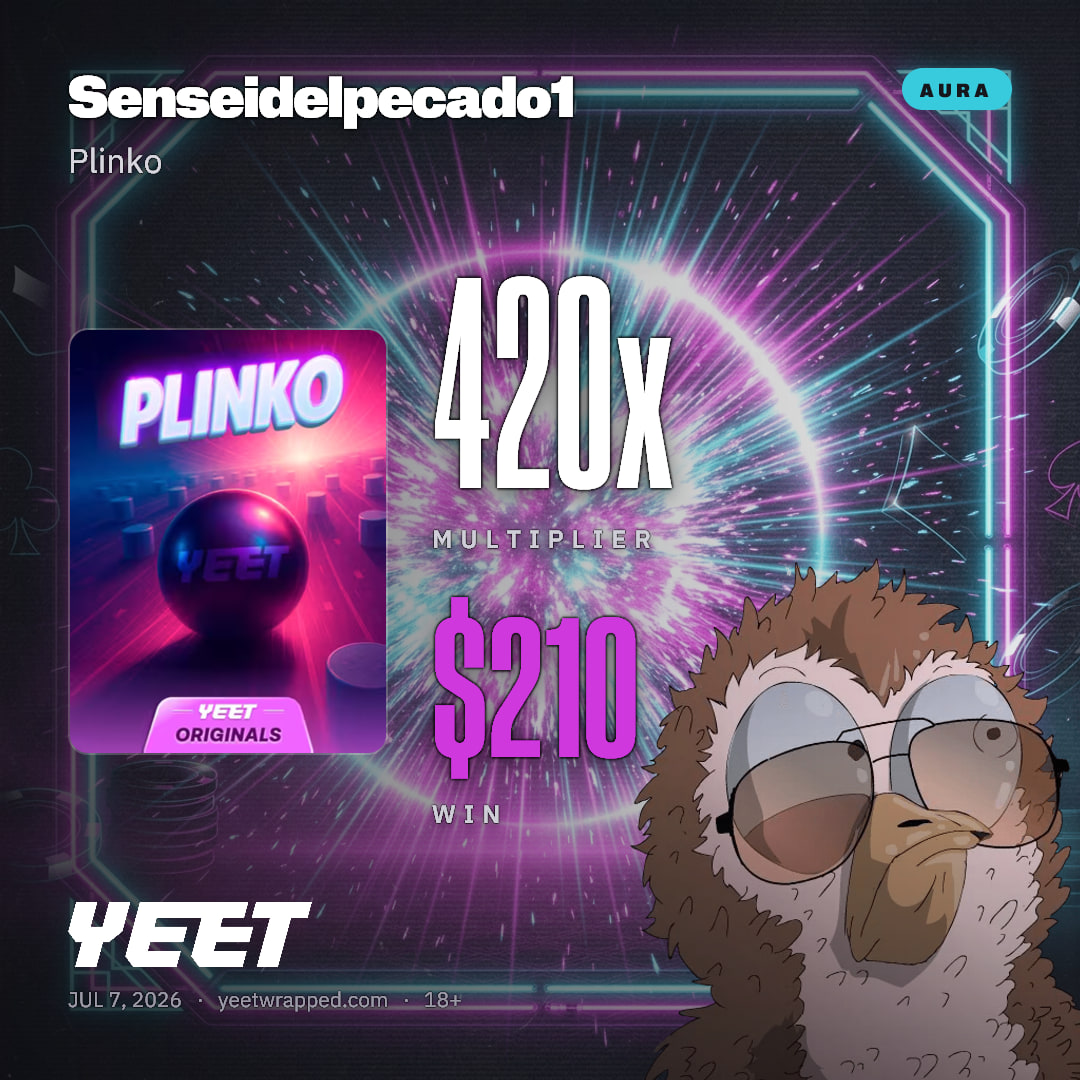 Senseidelpecado1 hit 420x on Plinko
