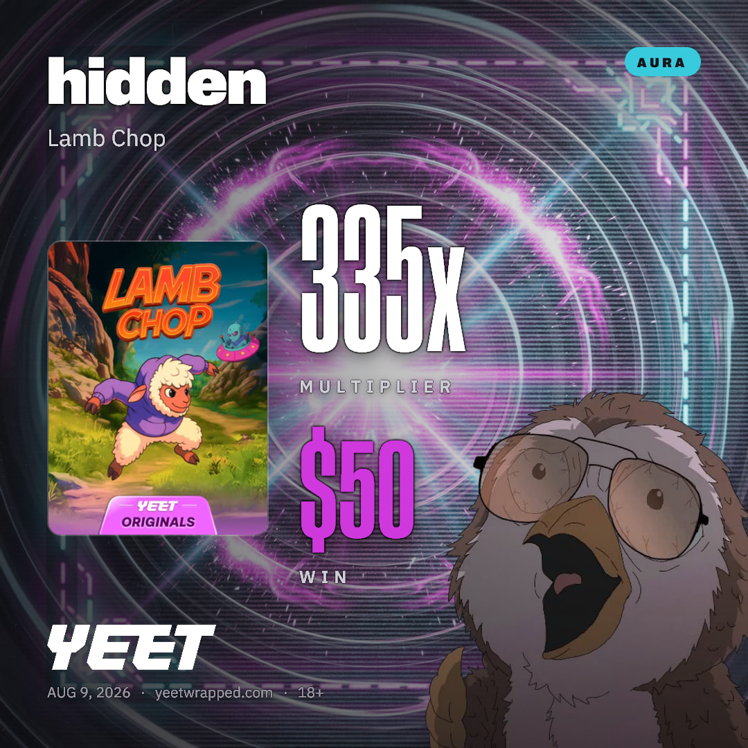 hidden hit 334.6x on Lamb Chop