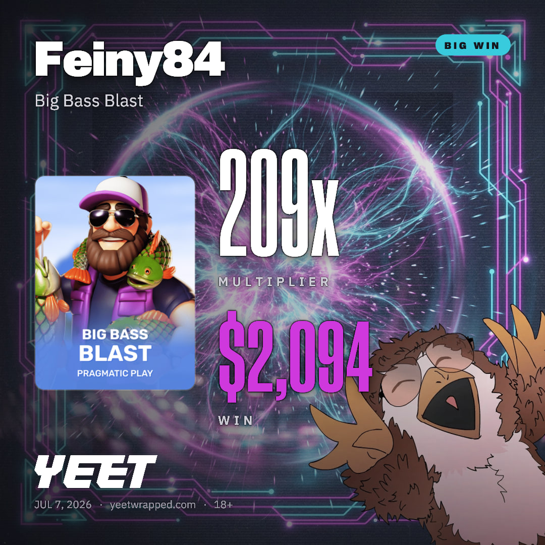 Feiny84 hit 209.4x on Big Bass Blast