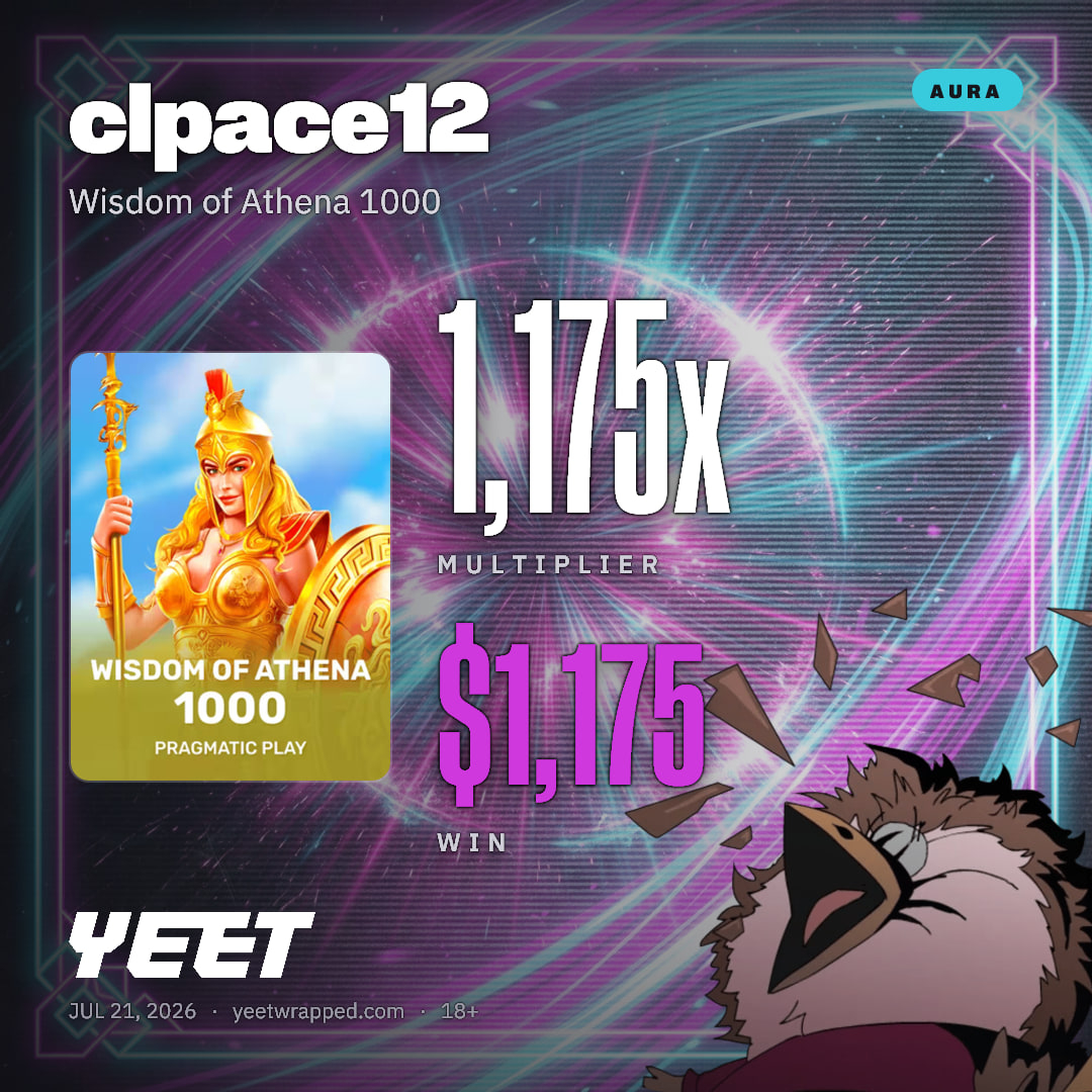 clpace12 hit 1,175x on Wisdom of Athena 1000