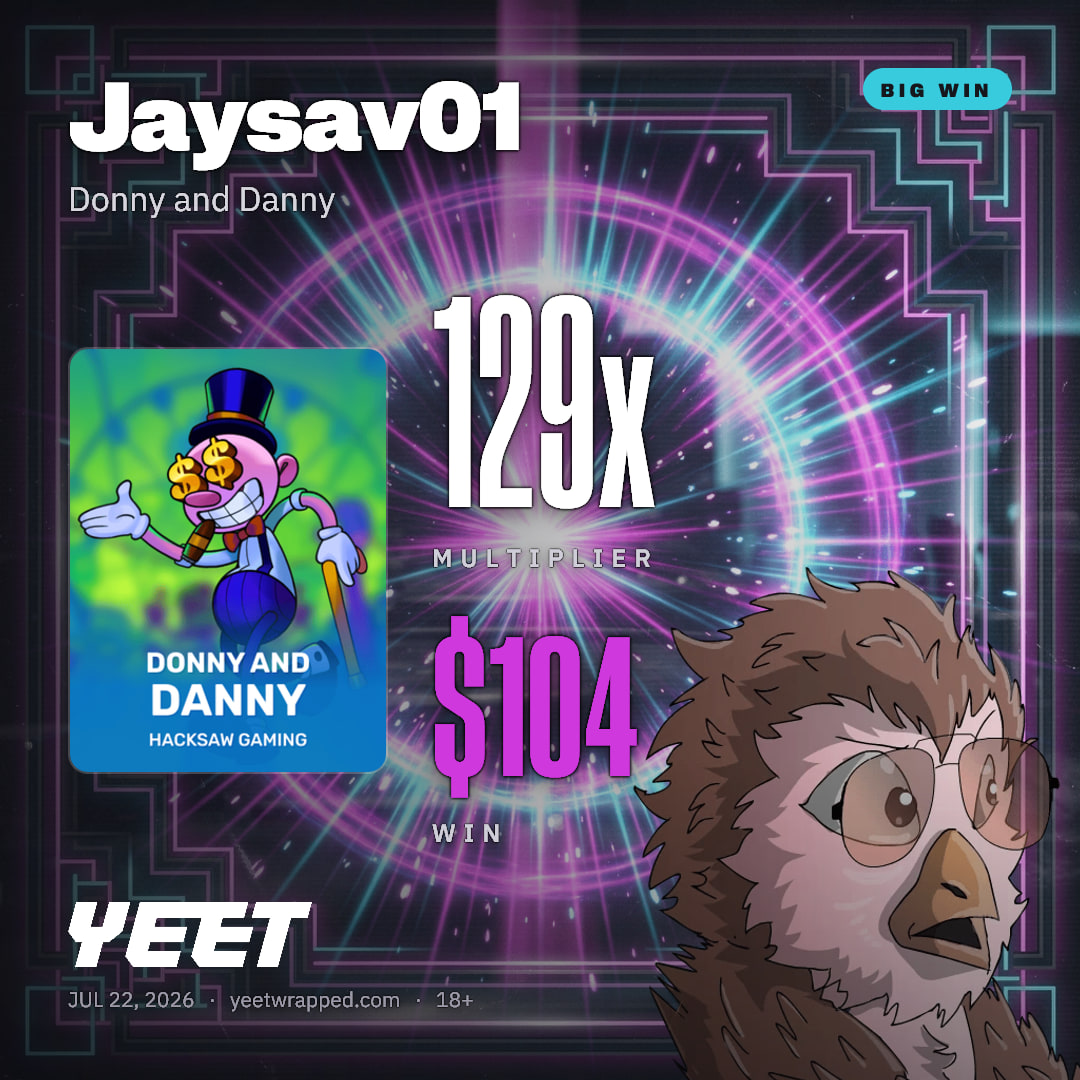 Jaysav01 hit 129.4x on Donny and Danny