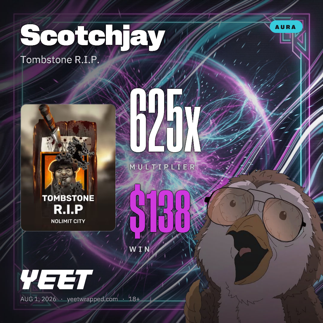 Scotchjay hit 625.1x on Tombstone R.I.P.