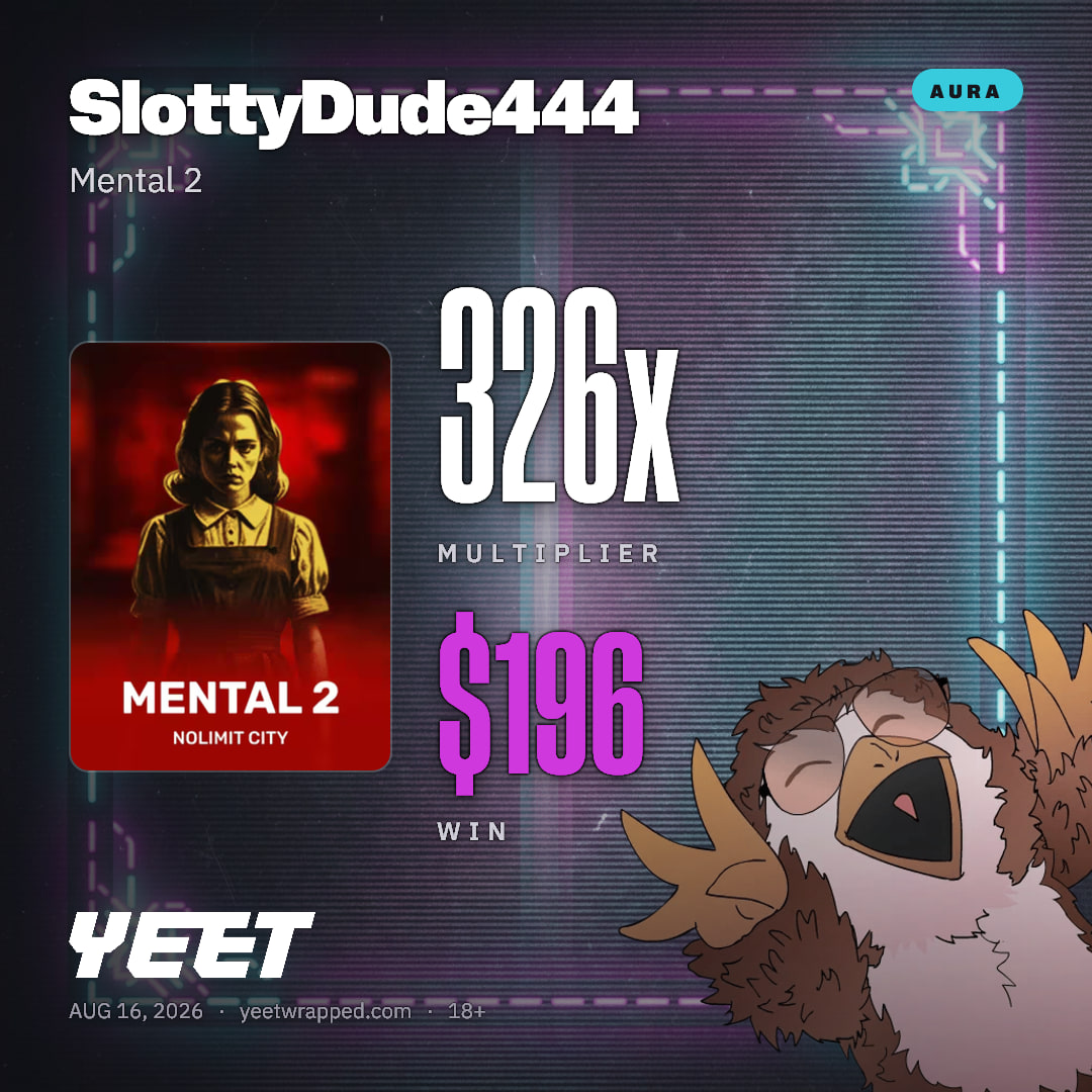 SlottyDude444 hit 326.1x on Mental 2