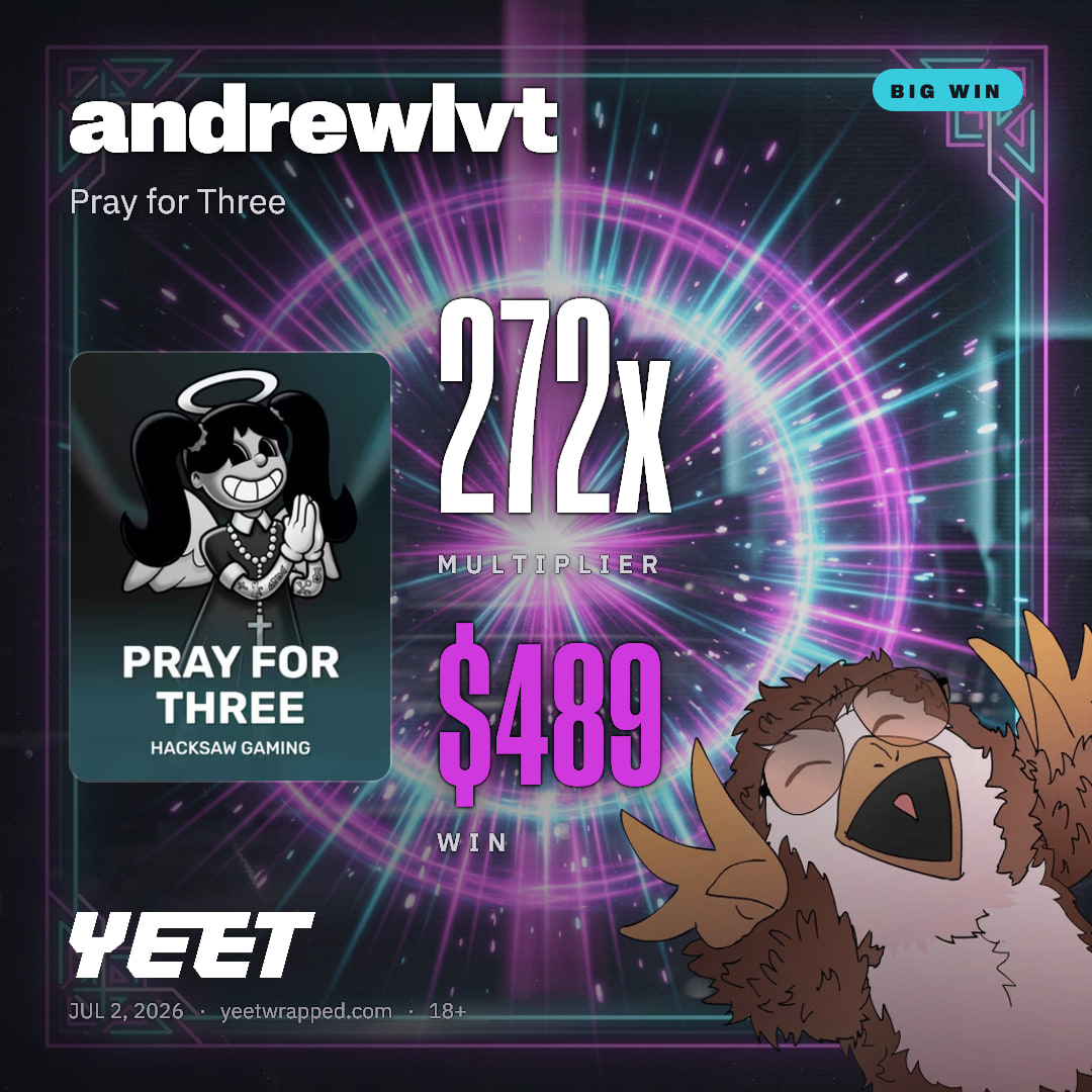 andrewlvt hit 271.6x on Pray for Three