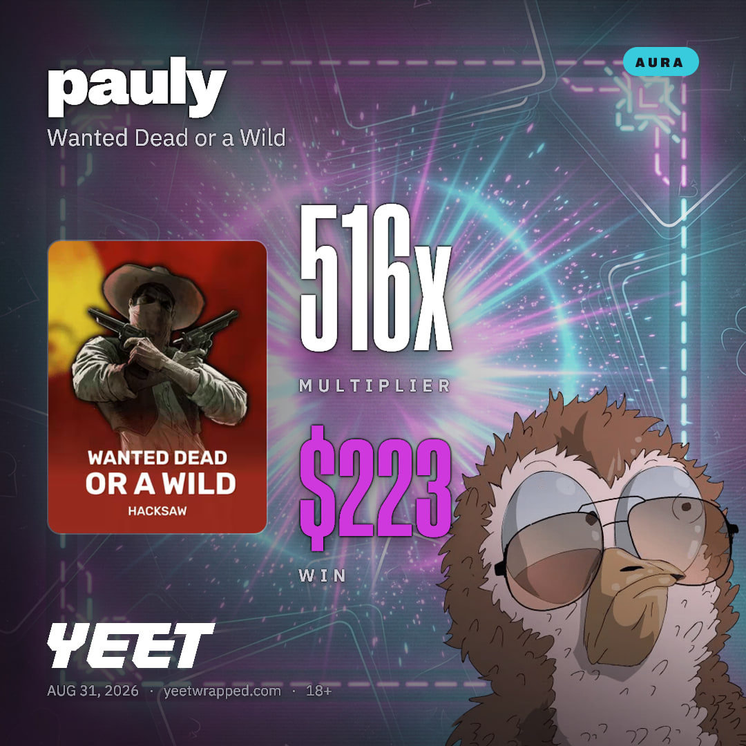 pauly hit 516.2x on Wanted Dead or a Wild