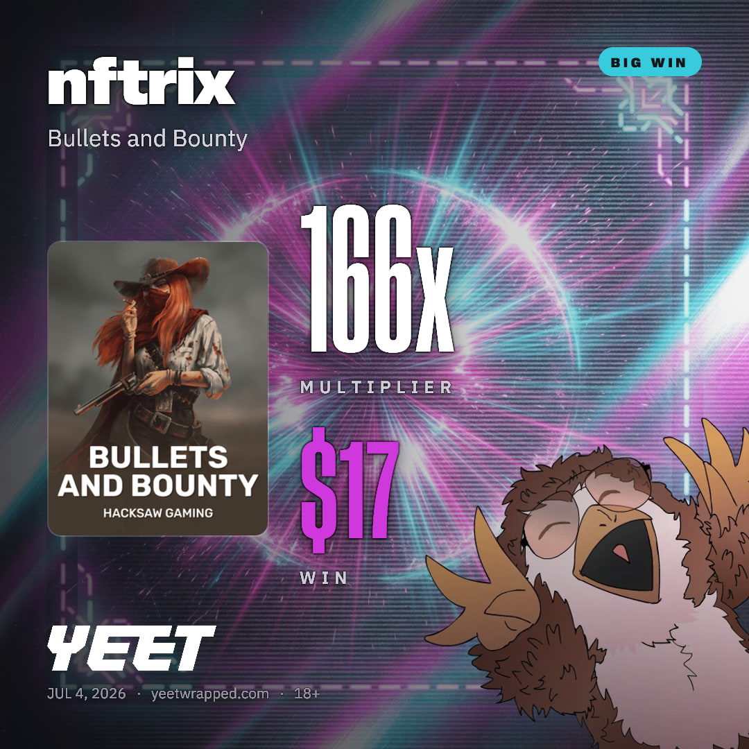 nftrix hit 165.8x on Bullets and Bounty
