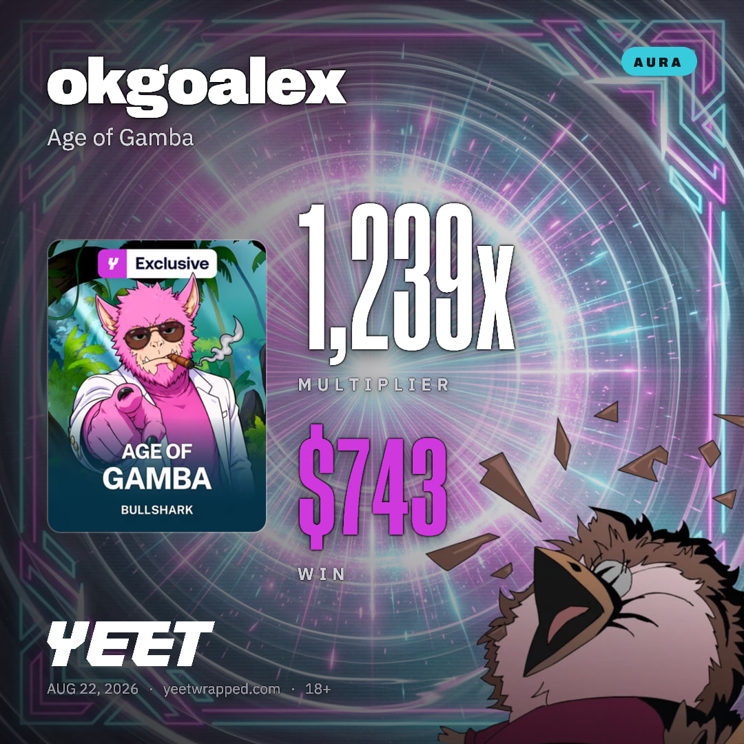 okgoalex hit 1,239x on Age of Gamba