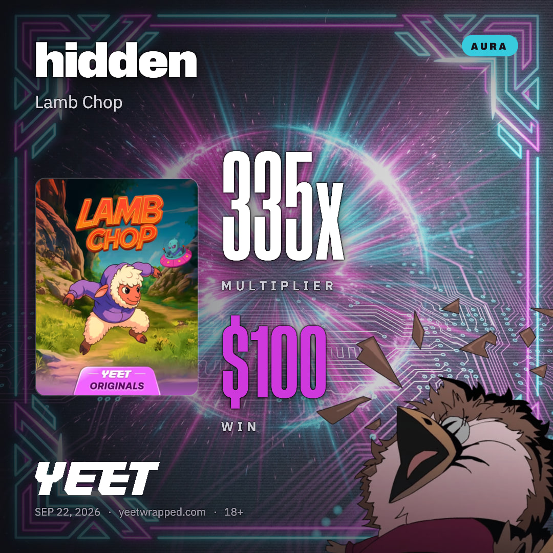 hidden hit 334.6x on Lamb Chop