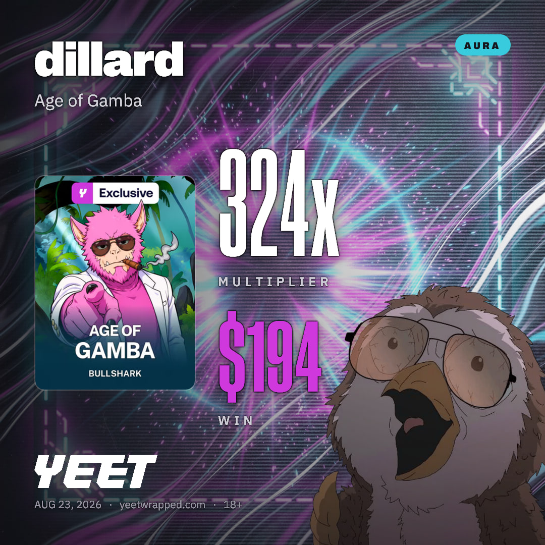 dillard hit 324x on Age of Gamba