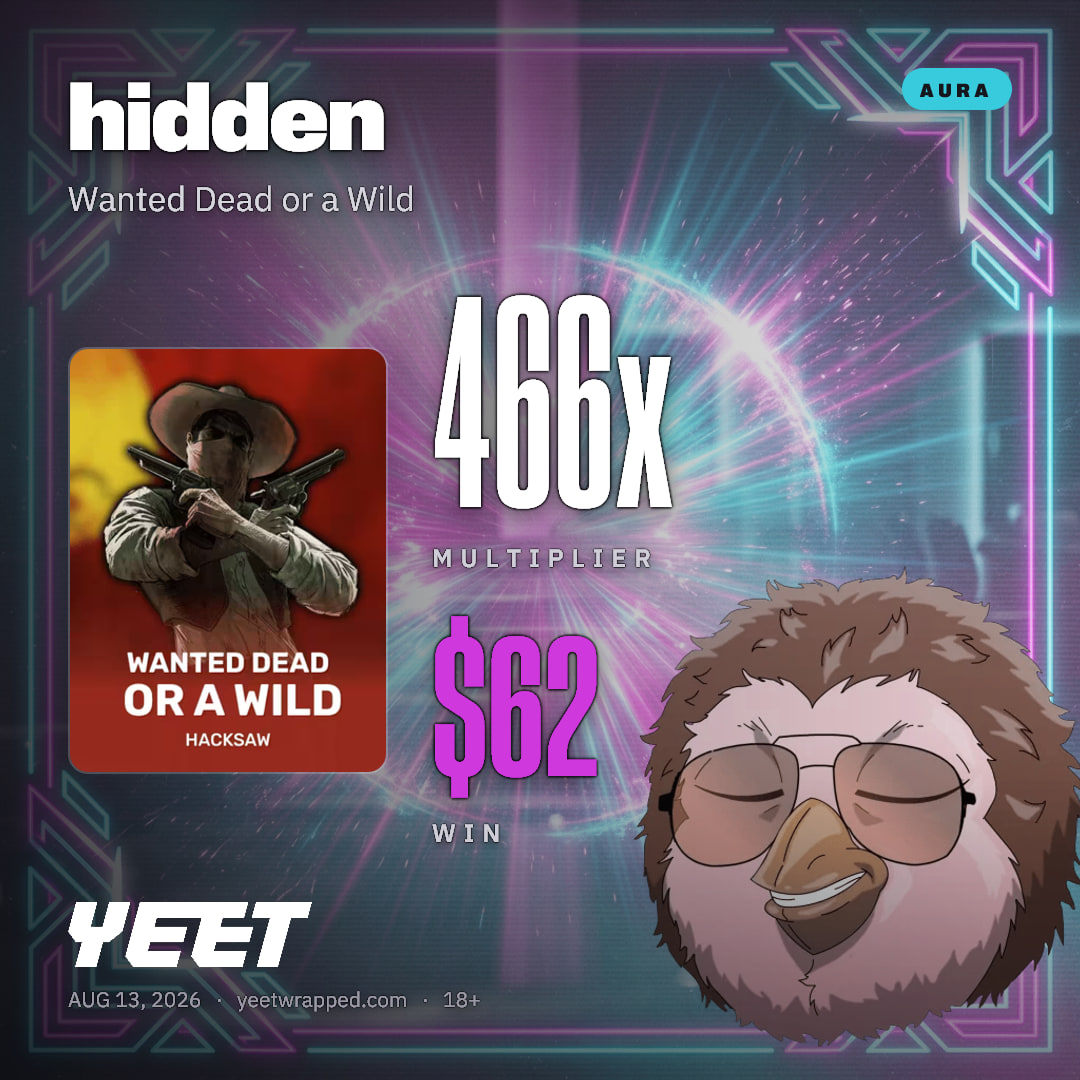 hidden hit 466.1x on Wanted Dead or a Wild