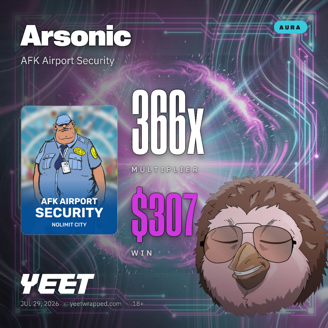 Arsonic hit 365.7x on AFK Airport Security