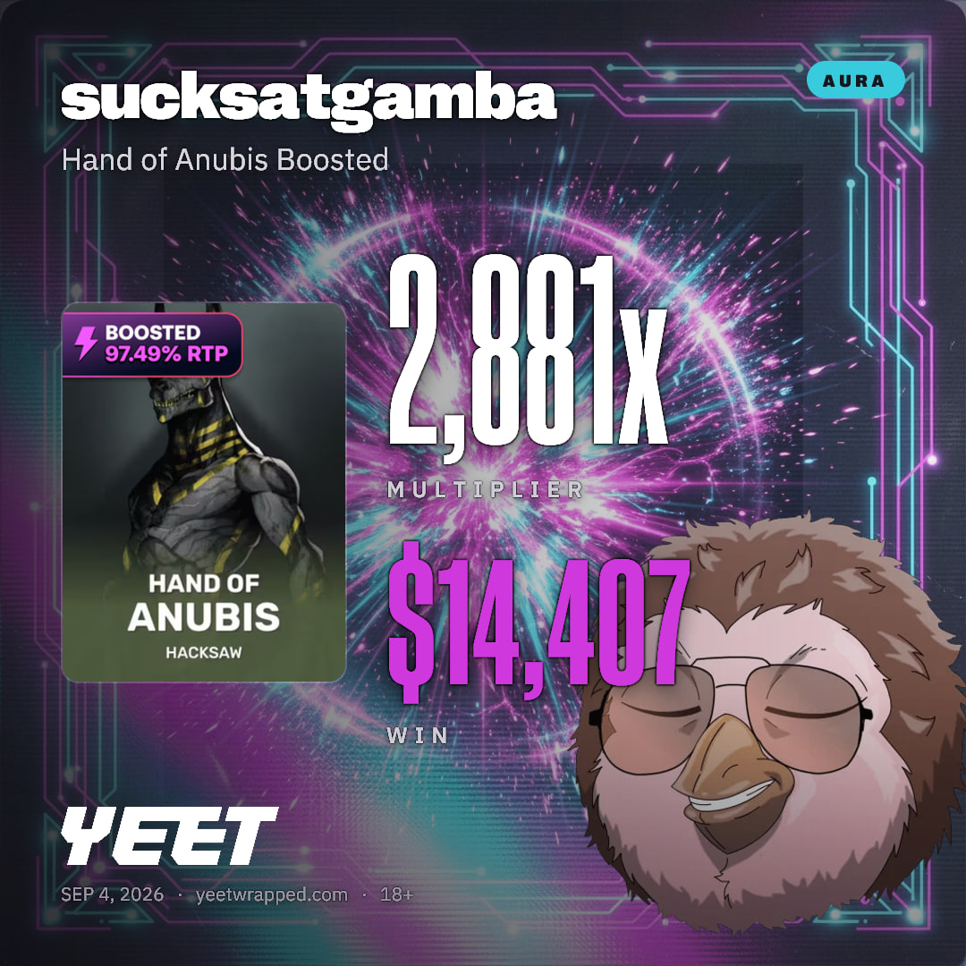 sucksatgamba hit 2,881x on Hand of Anubis Boosted