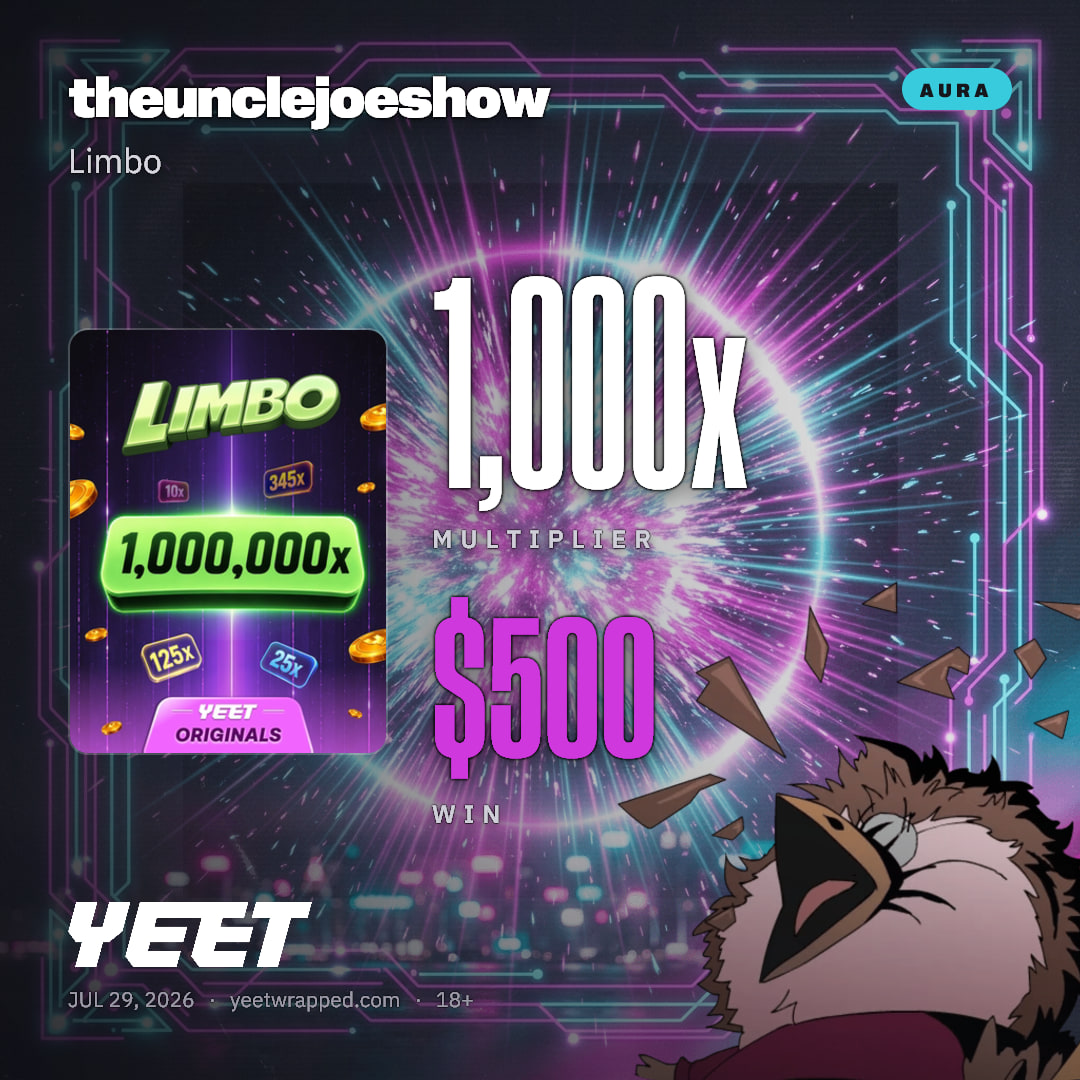 theunclejoeshow hit 1,000x on Limbo