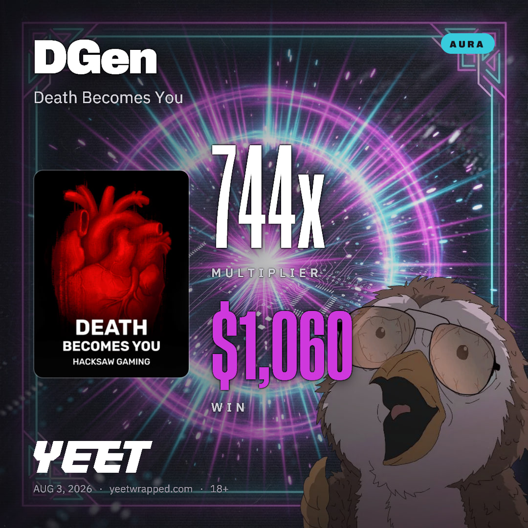 DGen hit 743.9x on Death Becomes You