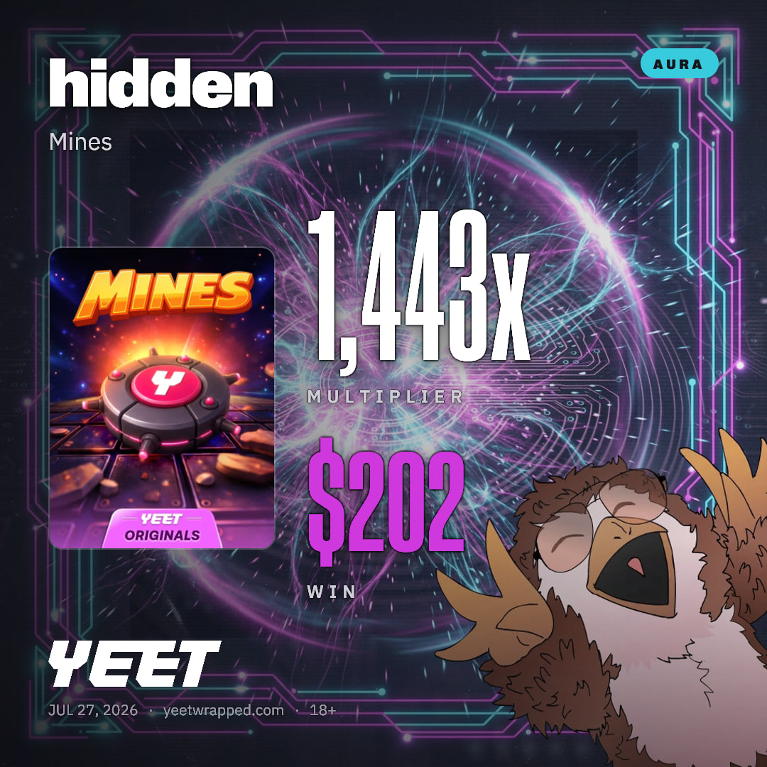 hidden hit 1,443x on Mines