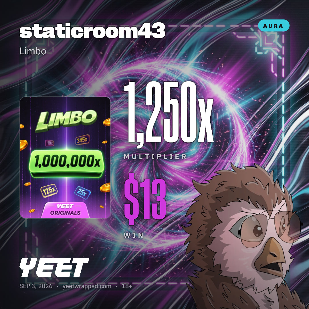 staticroom43 hit 1,250x on Limbo