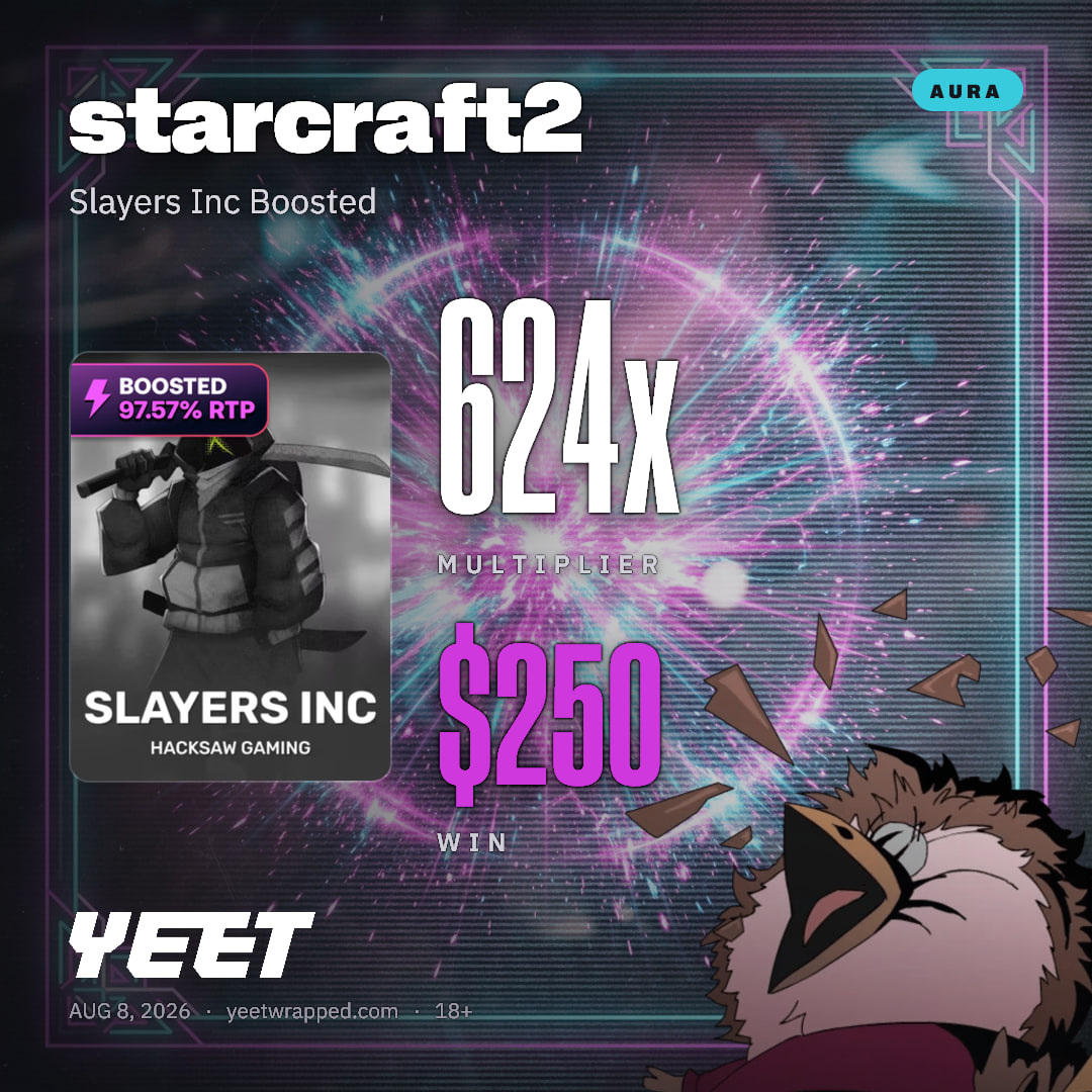 starcraft2 hit 624x on Slayers Inc Boosted