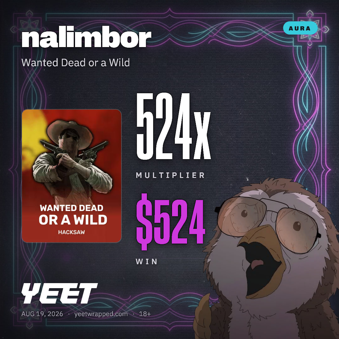 nalimbor hit 524.2x on Wanted Dead or a Wild