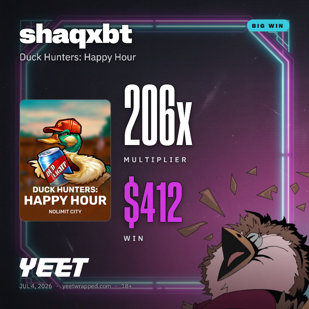 shaqxbt hit 205.8x on Duck Hunters: Happy Hour