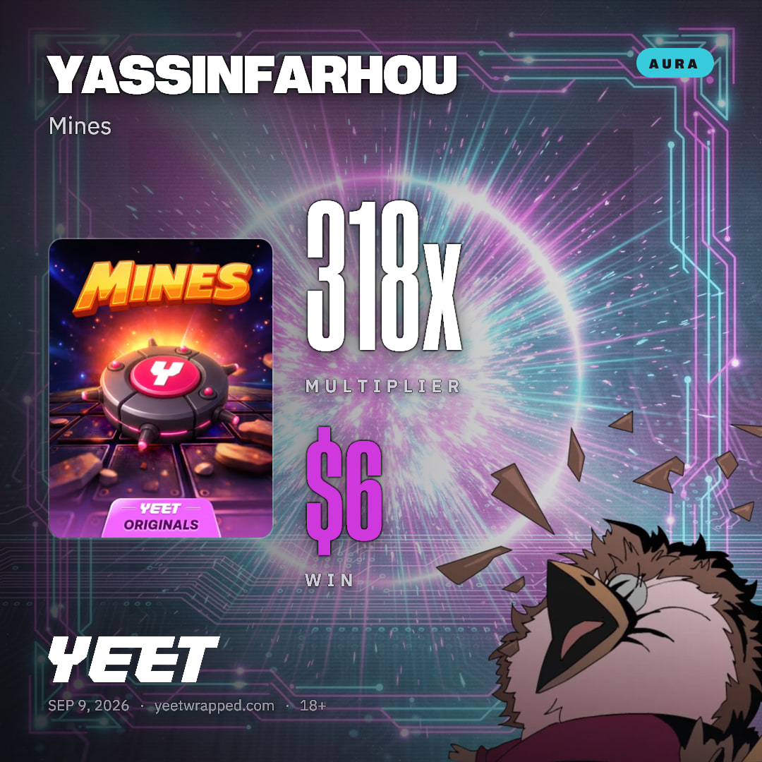 YASSINFARHOU hit 317.5x on Mines