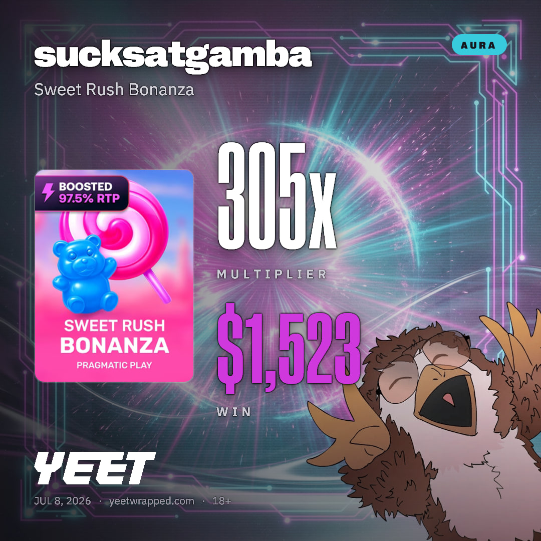sucksatgamba hit 304.6x on Sweet Rush Bonanza