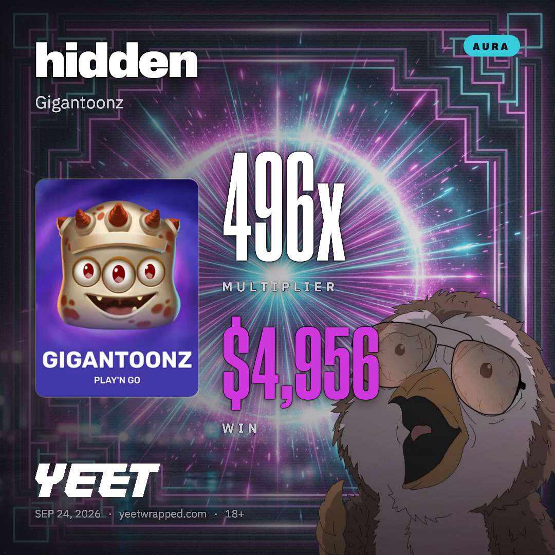 hidden hit 495.6x on Gigantoonz