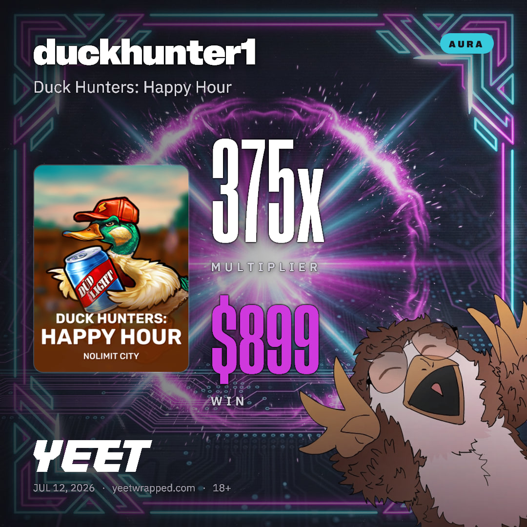 duckhunter1 hit 374.5x on Duck Hunters: Happy Hour