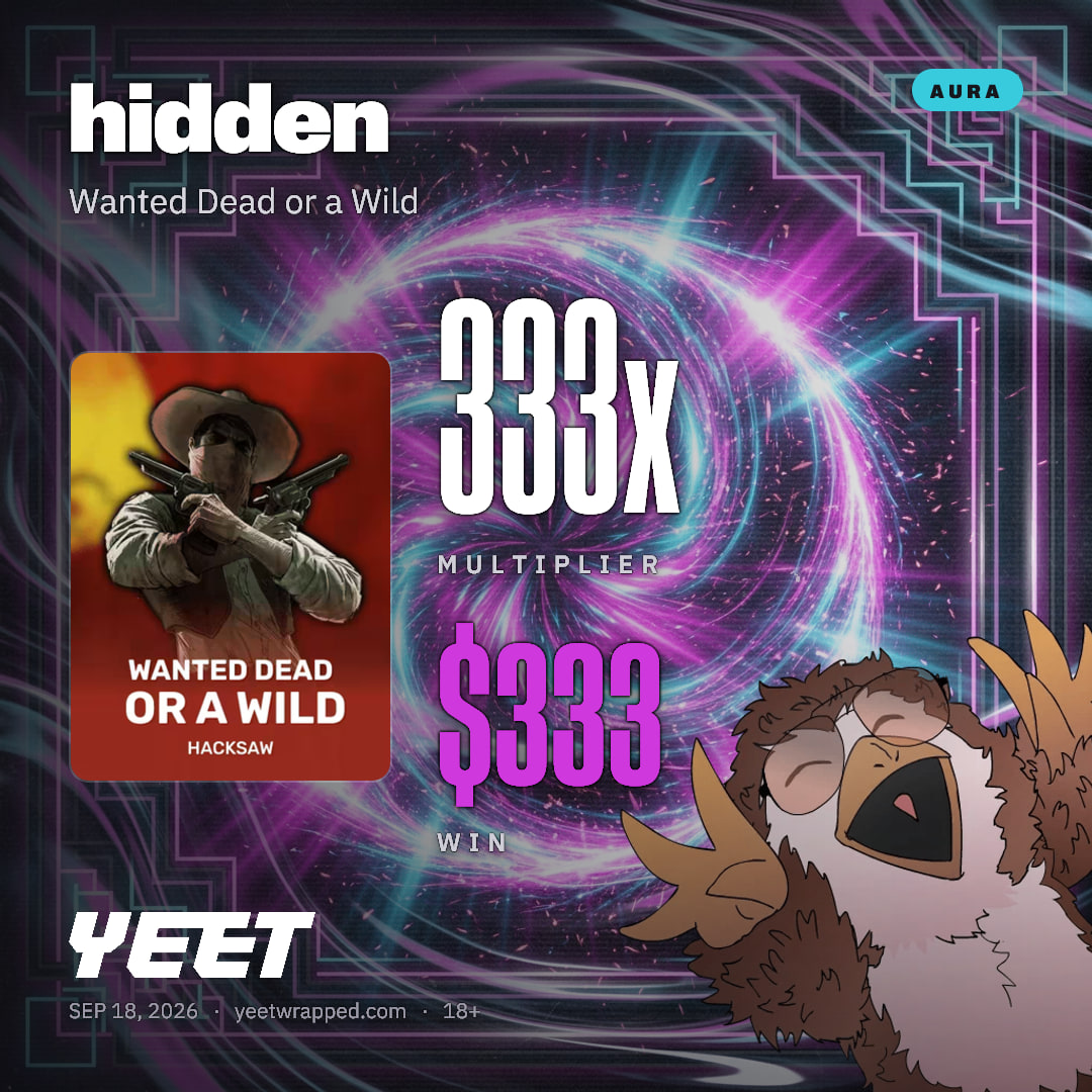 hidden hit 333.1x on Wanted Dead or a Wild