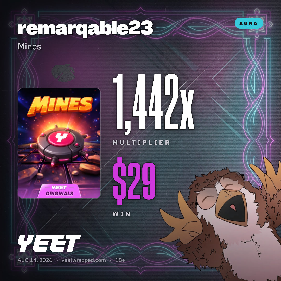remarqable23 hit 1,442x on Mines