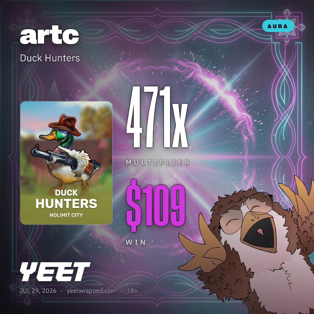 artc hit 471.3x on Duck Hunters