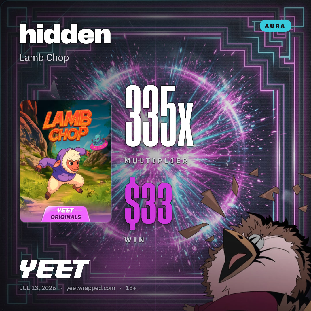 hidden hit 334.6x on Lamb Chop