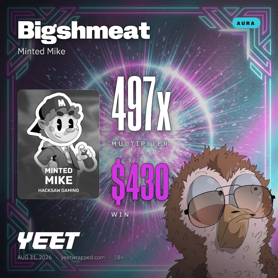 Bigshmeat hit 497x on Minted Mike