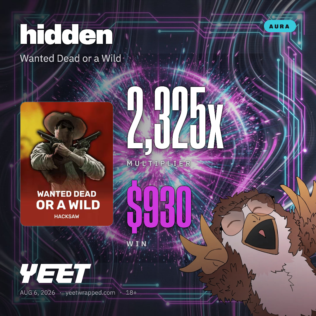 hidden hit 2,325x on Wanted Dead or a Wild