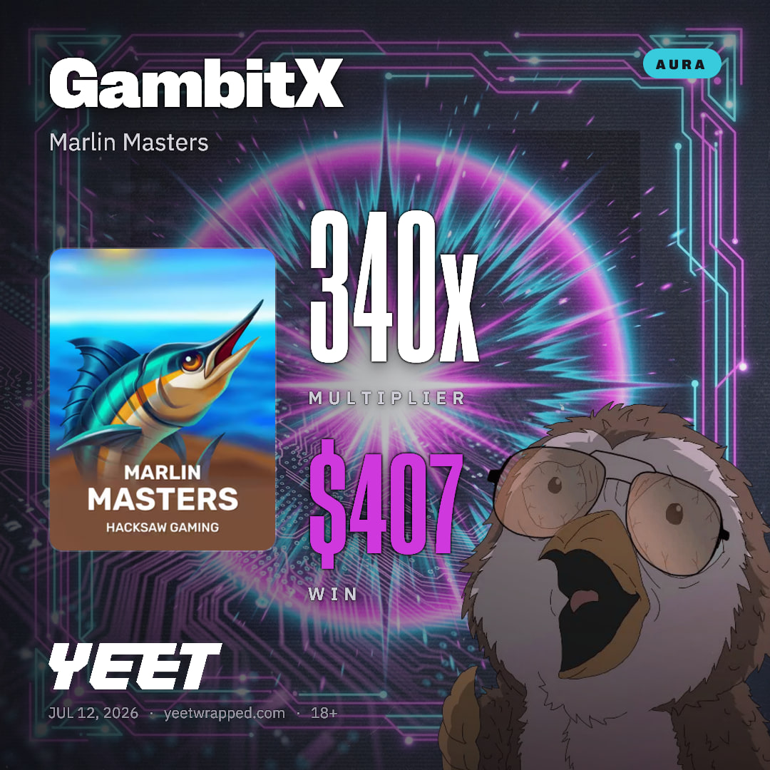GambitX hit 339.6x on Marlin Masters