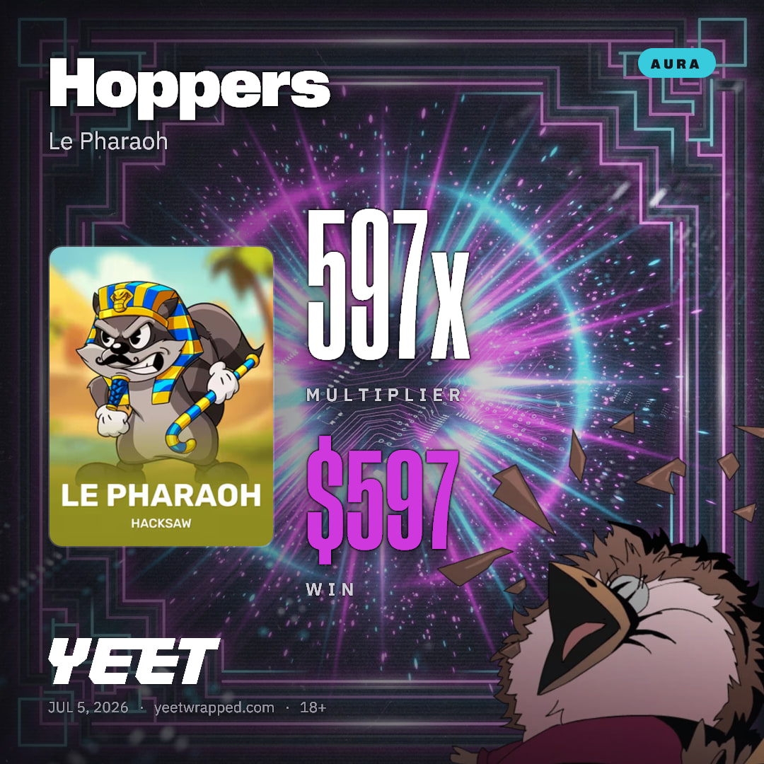 Hoppers hit 597x on Le Pharaoh