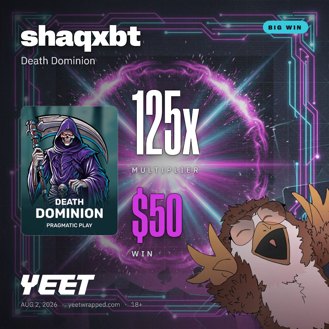 shaqxbt hit 124.6x on Death Dominion
