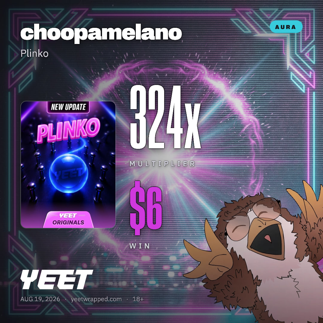 choopamelano hit 324x on Plinko