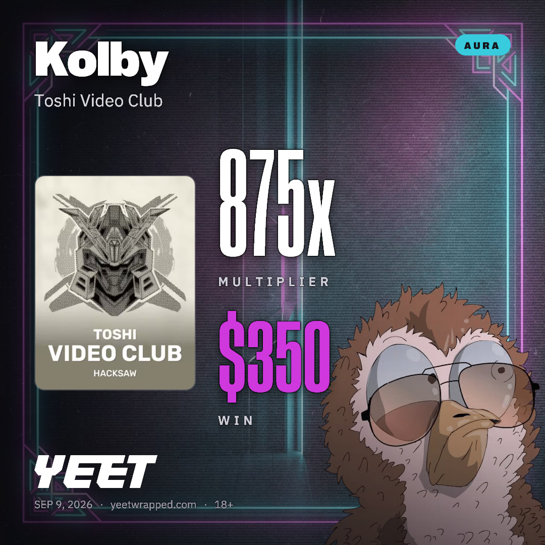 Kolby hit 874.7x on Toshi Video Club