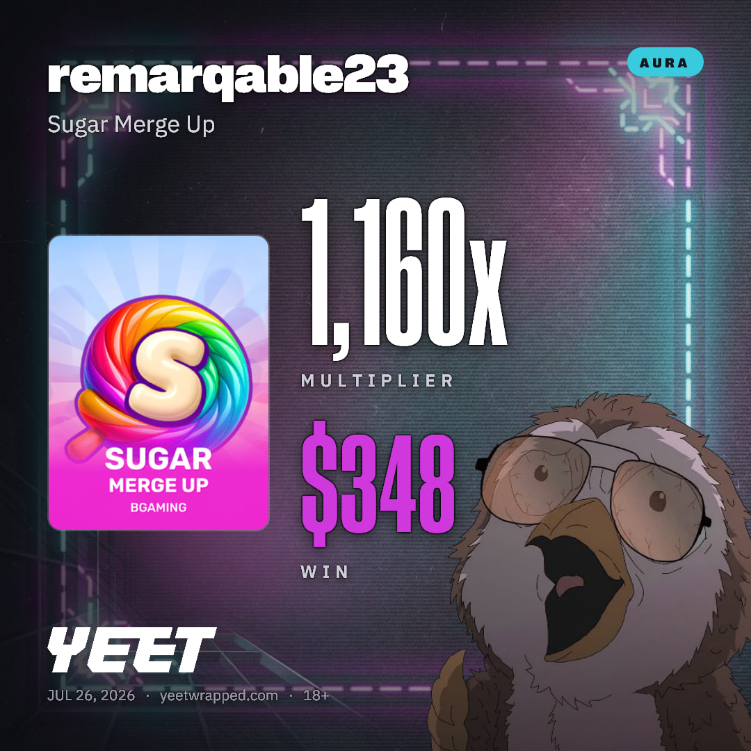 remarqable23 hit 1,160x on Sugar Merge Up
