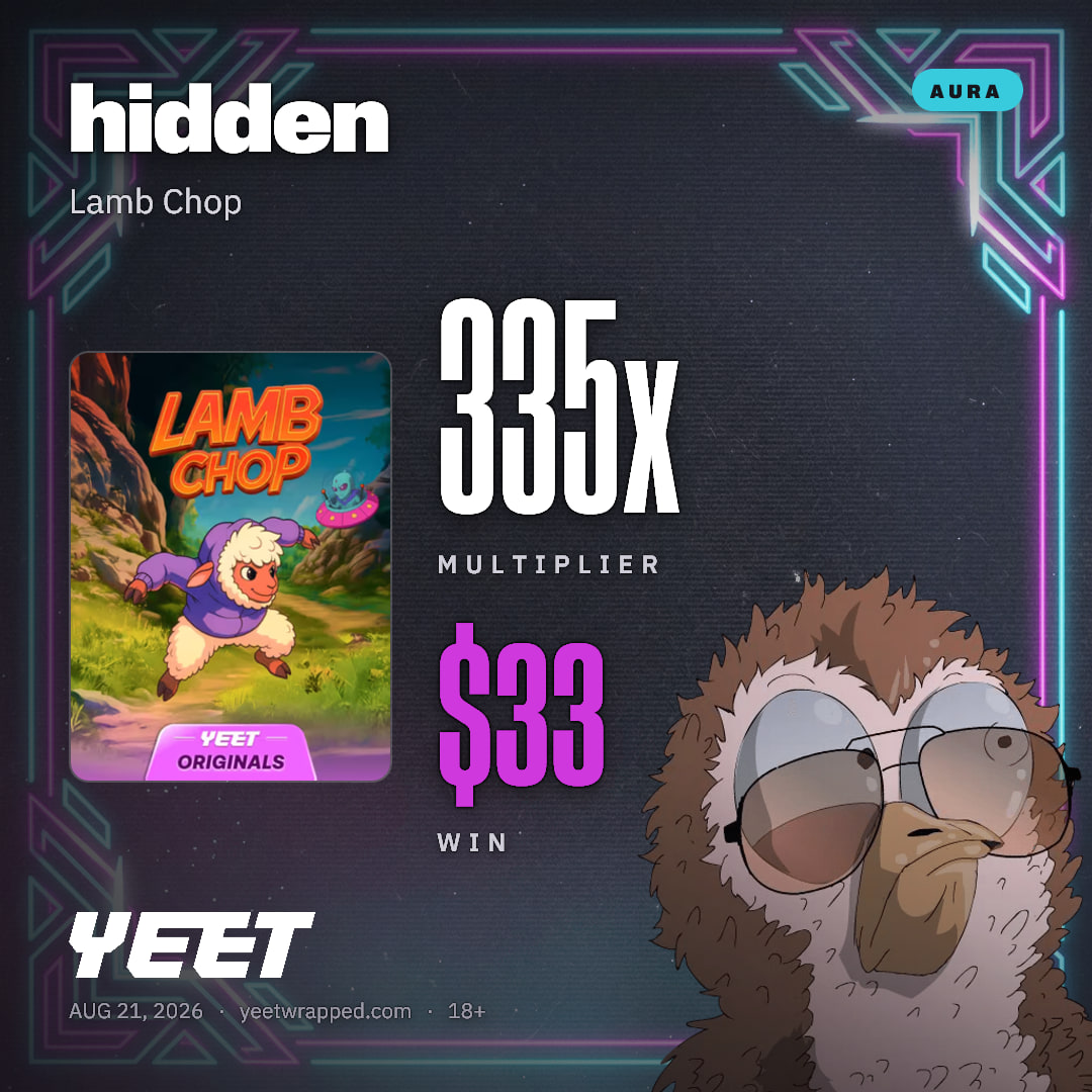 hidden hit 334.6x on Lamb Chop