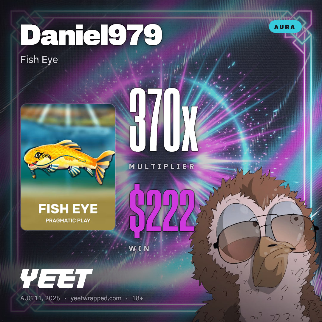 Daniel979 hit 370.3x on Fish Eye