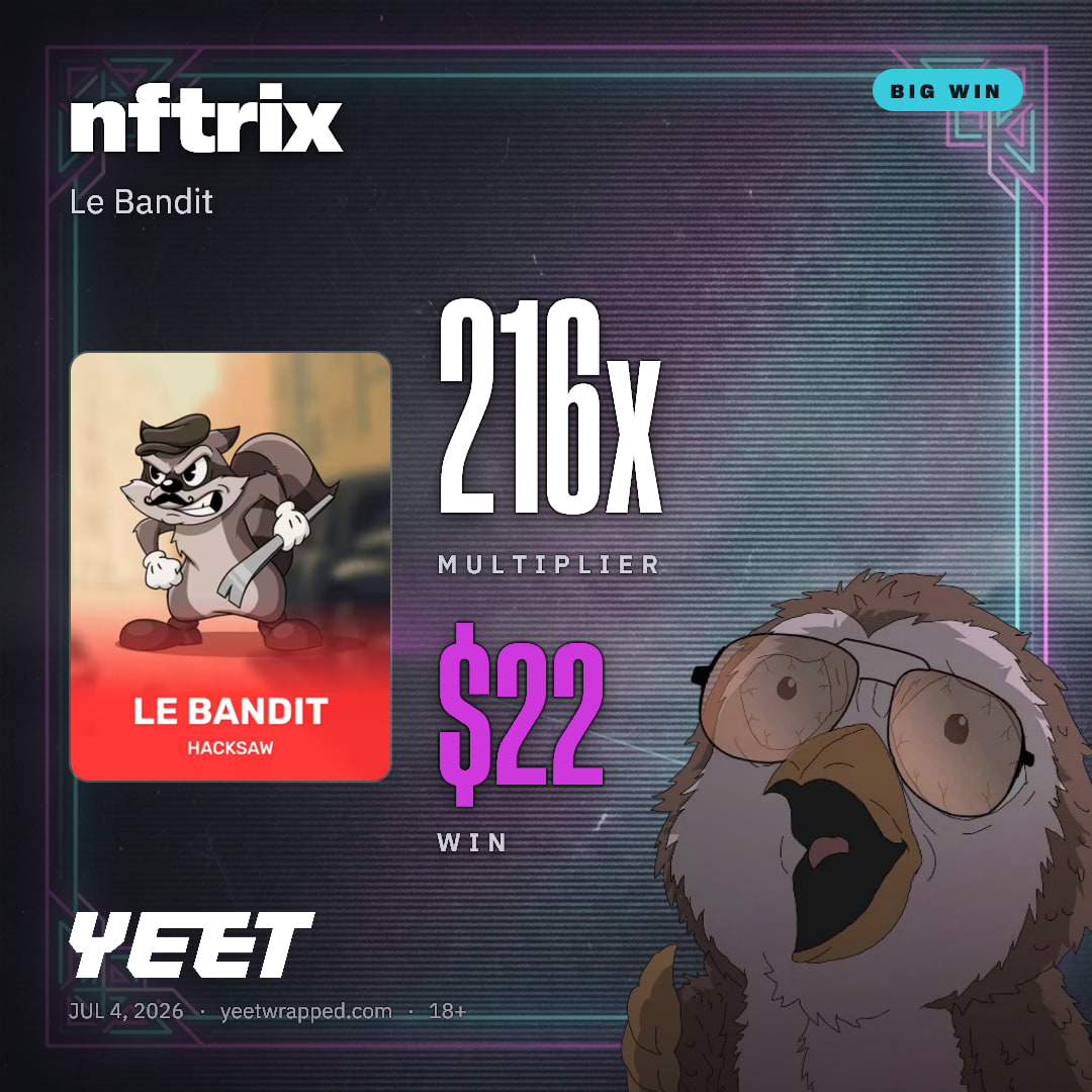 nftrix hit 215.9x on Le Bandit